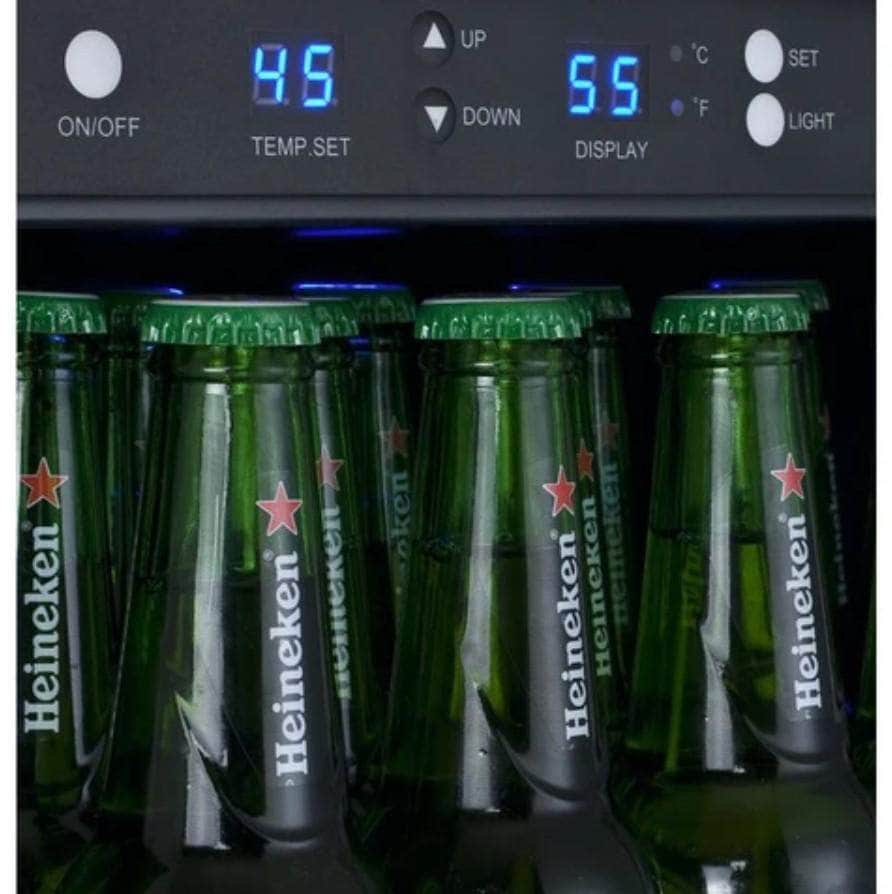Allavino 24" Wide FlexCount II Tru-Vino Stainless Steel Left Hinge Beverage Center (VSBC24-SL20) - PrimeFair