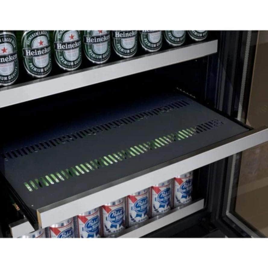 Allavino 24" Wide FlexCount II Tru-Vino Stainless Steel Left Hinge Beverage Center (VSBC24-SL20) - PrimeFair