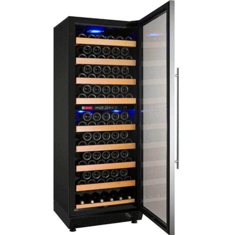 Allavino 24" Wide Vite II Tru-Vino 99 Bottle Dual Zone Stainless Steel Right Hinge Wine Refrigerator (YHWR99-2SR20) - PrimeFair