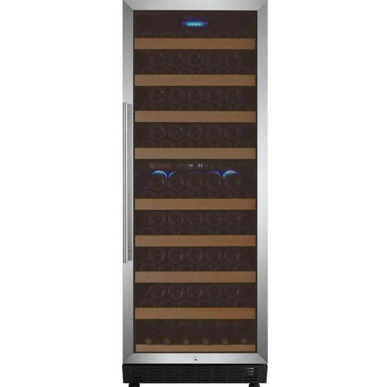 Allavino 24" Wide Vite II Tru-Vino 99 Bottle Dual Zone Stainless Steel Right Hinge Wine Refrigerator (YHWR99-2SR20) - PrimeFair