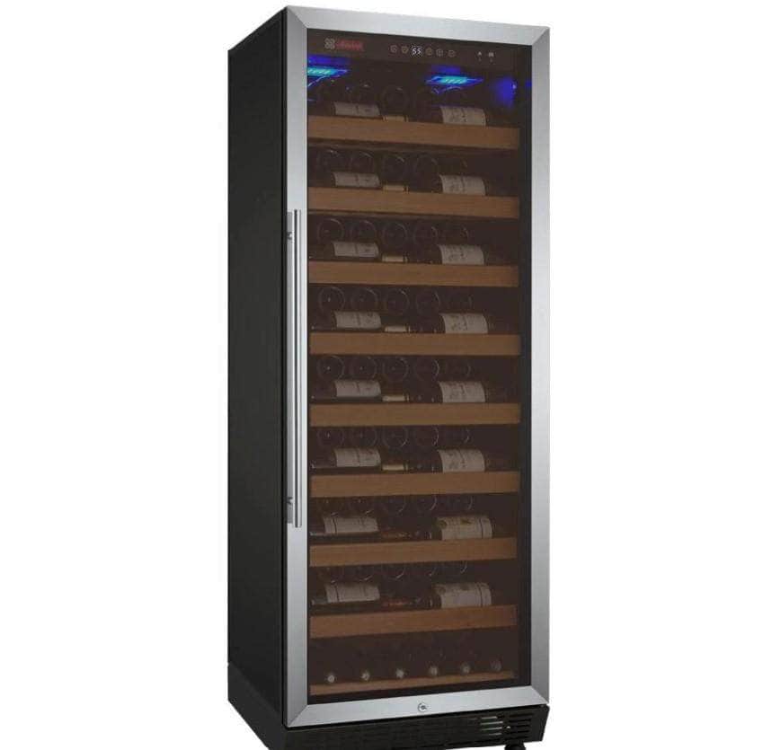 Allavino 24" Wide Vite II Tru-Vino 99 Bottle Single Zone Stainless Steel Right Hinge Wine Refrigerator (YHWR115-1SR20) - PrimeFair