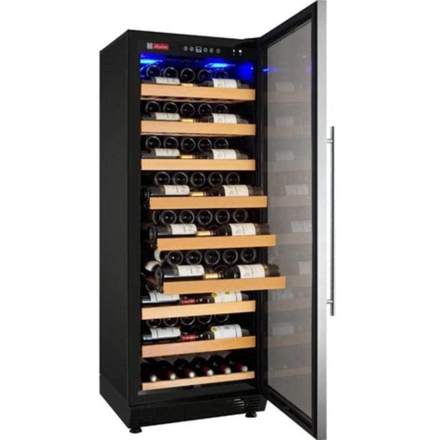 Allavino 24" Wide Vite II Tru-Vino 99 Bottle Single Zone Stainless Steel Right Hinge Wine Refrigerator (YHWR115-1SR20) - PrimeFair