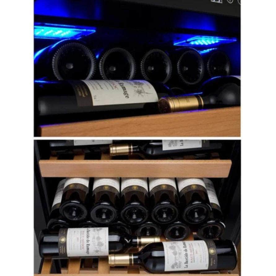 Allavino 24" Wide Vite II Tru-Vino 99 Bottle Single Zone Stainless Steel Right Hinge Wine Refrigerator (YHWR115-1SR20) - PrimeFair