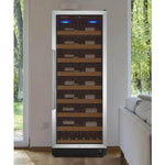Allavino 24" Wide Vite II Tru-Vino 99 Bottle Single Zone Stainless Steel Right Hinge Wine Refrigerator (YHWR115-1SR20) - PrimeFair