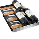 Allavino 30" Wide FlexCount II Tru-Vino 30 Bottle/88 Can Dual Zone Stainless Steel Built-In Wine Refrigerator/Beverage Center (VSWB30-2SF20) - PrimeFair