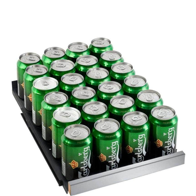 Allavino 30" Wide FlexCount II Tru-Vino 30 Bottle/88 Can Dual Zone Stainless Steel Side-by-Side Wine Refrigerator/Beverage Center (3Z-VSWB15-2S20) - PrimeFair