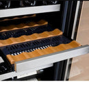 Allavino 30" Wide FlexCount II Tru-Vino 30 Bottle/88 Can Dual Zone Stainless Steel Side-by-Side Wine Refrigerator/Beverage Center (3Z-VSWB15-2S20) - PrimeFair