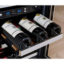 Allavino 30" Wide FlexCount II Tru-Vino 30 Bottle/88 Can Dual Zone Stainless Steel Side-by-Side Wine Refrigerator/Beverage Center (3Z-VSWB15-3S20) - PrimeFair