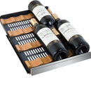 Allavino 30" Wide FlexCount II Tru-Vino 30 Bottle/88 Can Dual Zone Stainless Steel Side-by-Side Wine Refrigerator/Beverage Center (3Z-VSWB15-3S20) - PrimeFair