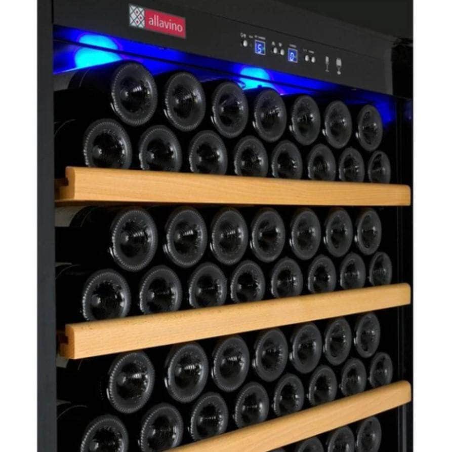 Allavino 32" Wide Vite II Tru-Vino 277 Bottle Single Zone Stainless Steel Left Hinge Wine Refrigerator (YHWR305-1SL20) - PrimeFair