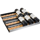 Allavino 47" Wide FlexCount II Series 56 Bottle/154 Can Dual Zone Stainless Steel Side-by-Side Wine Refrigerator/Beverage Center (3Z-VSWB24-2S20) - PrimeFair