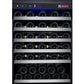 Allavino 47" Wide FlexCount II Tru-Vino 112 Bottle Dual-Zone Stainless Steel Side-by-Side Wine Refrigerator (2X-VSWR56-1S20) - PrimeFair