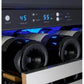 Allavino 47" Wide FlexCount II Tru-Vino 112 Bottle Dual-Zone Stainless Steel Side-by-Side Wine Refrigerator (2X-VSWR56-1S20) - PrimeFair