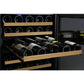 Allavino 47" Wide FlexCount II Tru-Vino 112 Bottle Four Zone Black Side-by-Side Wine Refrigerator (2X-VSWR56-2B20) - PrimeFair