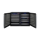 Allavino 47" Wide FlexCount II Tru-Vino 112 Bottle Three Zone Stainless Steel Side-by-Side Wine Refrigerator (3Z-VSWR5656-S20) - PrimeFair