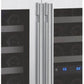 Allavino 47" Wide FlexCount II Tru-Vino 112 Bottle Three Zone Stainless Steel Side-by-Side Wine Refrigerator (3Z-VSWR5656-S20) - PrimeFair