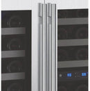 Allavino 47" Wide FlexCount II Tru-Vino 112 Bottle Three Zone Stainless Steel Side-by-Side Wine Refrigerator (3Z-VSWR5656-S20) - PrimeFair