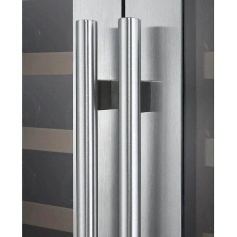 Allavino 47" Wide FlexCount II Tru-Vino 242 Bottle Four Zone Stainless Steel Side-by-Side Wine Refrigerator (2X-VSWR121-2S20) - PrimeFair
