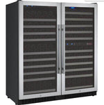 Allavino 47" Wide FlexCount II Tru-Vino 249 Bottle Three Zone Stainless Steel Side-by-Side Wine Refrigerator (3Z-VSWR2128-S20) - PrimeFair
