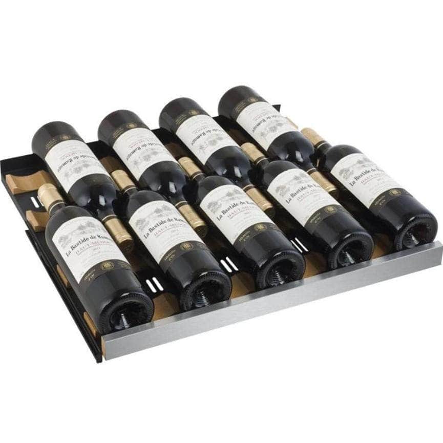 Allavino 47" Wide FlexCount II Tru-Vino 249 Bottle Three Zone Stainless Steel Side-by-Side Wine Refrigerator (3Z-VSWR2128-S20) - PrimeFair