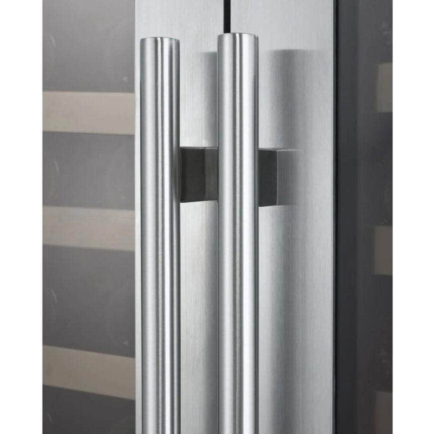 Allavino 47" Wide FlexCount II Tru-Vino 256 Bottle Dual Zone Stainless Steel Side-by-Side Wine Refrigerator (2X-VSWR128-1S20) - PrimeFair