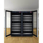 Allavino 47" Wide FlexCount II Tru-Vino 256 Bottle Dual Zone Stainless Steel Side-by-Side Wine Refrigerator (2X-VSWR128-1S20) - PrimeFair