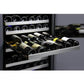 Allavino 47" Wide FlexCount II Tru-Vino 256 Bottle Dual Zone Stainless Steel Side-by-Side Wine Refrigerator (2X-VSWR128-1S20) - PrimeFair