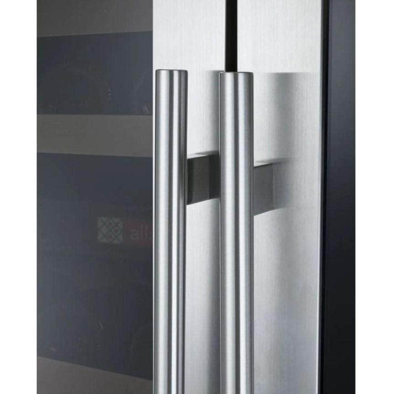 Allavino 47" Wide FlexCount II Tru-Vino 344 Bottle Four-Zone Stainless Steel Side-by-Side Wine Refrigerator (2X-VSWR172-2S20) - PrimeFair