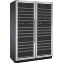Allavino 47" Wide FlexCount II Tru-Vino 344 Bottle Four-Zone Stainless Steel Side-by-Side Wine Refrigerator (2X-VSWR172-2S20) - PrimeFair