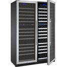 Allavino 47" Wide FlexCount II Tru-Vino 344 Bottle Four-Zone Stainless Steel Side-by-Side Wine Refrigerator (2X-VSWR172-2S20) - PrimeFair