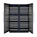 Allavino 47" Wide FlexCount II Tru-Vino 344 Bottle Four-Zone Stainless Steel Side-by-Side Wine Refrigerator (2X-VSWR172-2S20) - PrimeFair