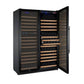 Allavino 47" Wide FlexCount II Tru-Vino 349 Bottle Three Zone Black Side-by-Side Wine Refrigerator (3Z-VSWR7772-B20) - PrimeFair