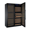 Allavino 47" Wide FlexCount II Tru-Vino 349 Bottle Three Zone Black Side-by-Side Wine Refrigerator (3Z-VSWR7772-B20) - PrimeFair