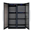 Allavino 47" Wide FlexCount II Tru-Vino 349 Bottle Three Zone Stainless Steel Side-by-Side Wine Refrigerator (3Z-VSWR7772-S20) - PrimeFair