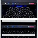 Allavino 47" Wide FlexCount II Tru-Vino 349 Bottle Three Zone Stainless Steel Side-by-Side Wine Refrigerator (3Z-VSWR7772-S20) - PrimeFair