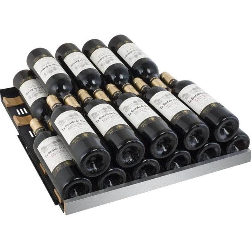 Allavino 47" Wide FlexCount II Tru-Vino 354 Bottle Dual Zone Stainless Steel Side-by-Side Wine Refrigerator (2X-VSWR177-1S20) - PrimeFair