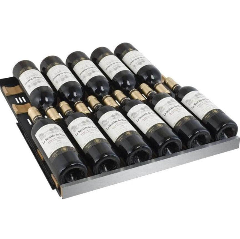 Allavino 47" Wide FlexCount II Tru-Vino 354 Bottle Dual Zone Stainless Steel Side-by-Side Wine Refrigerator (2X-VSWR177-1S20) - PrimeFair
