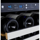 Allavino 47" Wide FlexCount II Tru-Vino 56 Bottle/124 Can Stainless Steel Side-by-Side Wine Refrigerator/Beverage Center (3Z-VSWB24-3S20) - PrimeFair