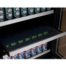 Allavino 47" Wide FlexCount II Tru-Vino 56 Bottle/124 Can Stainless Steel Side-by-Side Wine Refrigerator/Beverage Center (3Z-VSWB24-3S20) - PrimeFair