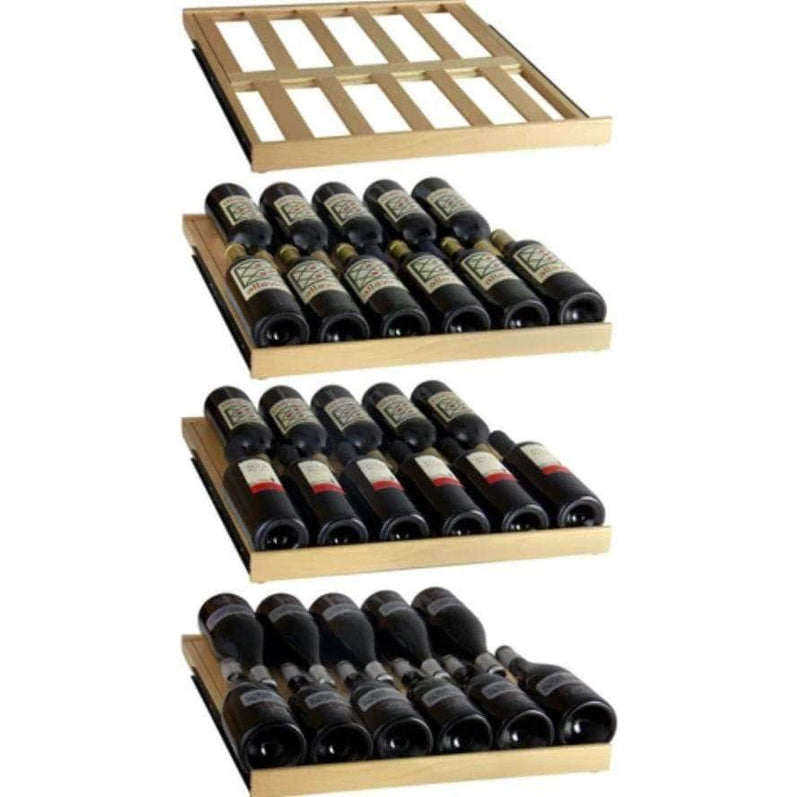 Allavino 48" Wide FlexCount Classic II Tru-Vino 348 Bottle Dual Zone Stainless Steel Side-by-Side Wine Refrigerator (2X-YHWR174-1S20) - PrimeFair