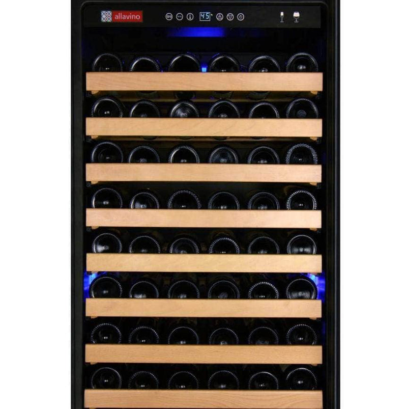 Allavino 48" Wide FlexCount Classic II Tru-Vino 348 Bottle Dual Zone Stainless Steel Side-by-Side Wine Refrigerator (2X-YHWR174-1S20) - PrimeFair