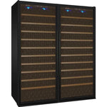 Allavino 63" Wide Vite II Tru-Vino 554 Bottle Dual Zone Black Side-by-Side Wine Refrigerator (2X-YHWR305-1B20) - PrimeFair