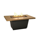 American Fyre Designs 54" Reclaimed Wood Cosmopolitan Rectangle Gas Firetable 635-BA-FO-M4NC