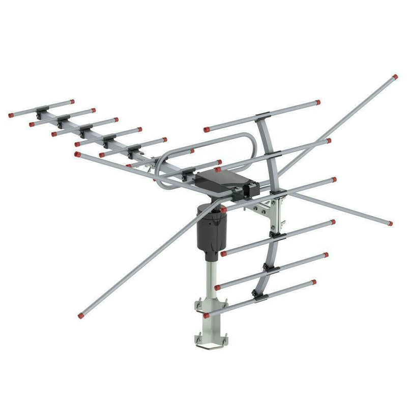 Premium Amplified Outdoor Antenna Digital Long Range Outside Television Antenna - primeply