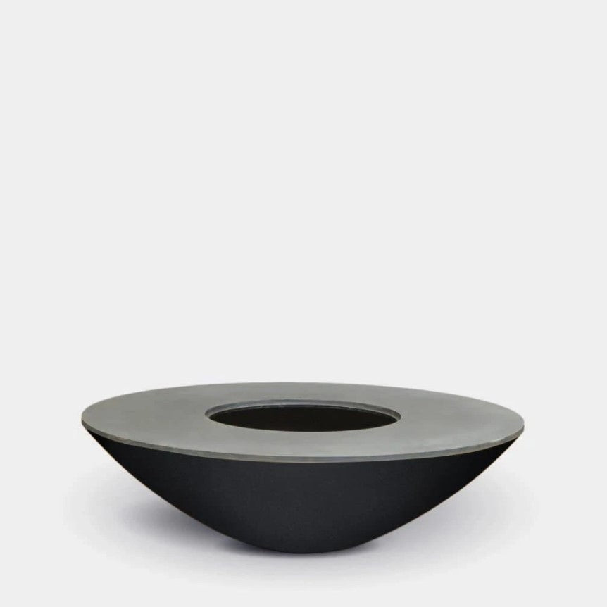 Arteflame Black Label Classic 40" Fire Bowl with Cook Top AFCL40CTBLK - MyBBQDirect