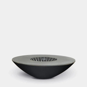 Arteflame Black Label Classic 40" Fire Bowl with Cook Top AFCL40CTBLK - MyBBQDirect