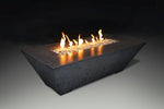 Athena Fireglass Olympus Linear 72x30 Concrete Rectangular Gas Fire Pit Table - ORECFT-723018 - MyBBQDirect