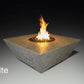 Athena Fireglass Olympus Square Fire Pit Table - OSQRFT-4848-BON-NG
