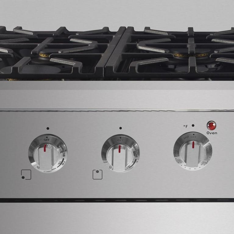 NXR 36 in. 5.5 cu.ft. Pro-Style Natural Gas Range with Convection Oven in Stainless Steel, SC3611 - MyBBQDirect