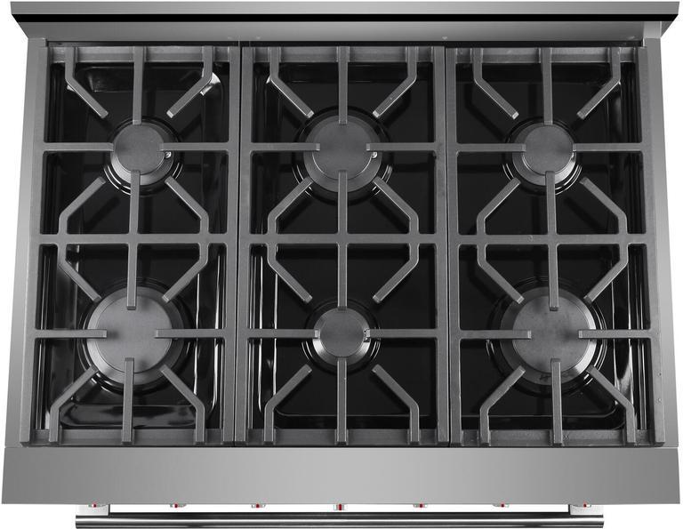 NXR 36 in. 5.5 cu.ft. Pro-Style Natural Gas Range with Convection Oven in Stainless Steel, SC3611 - MyBBQDirect